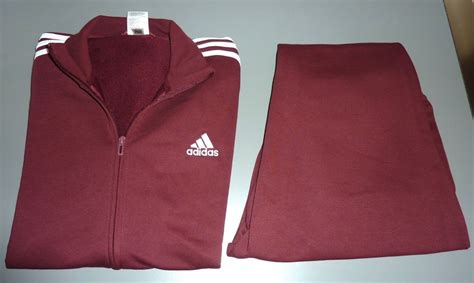 adidas trainingsanzug weinrot herren